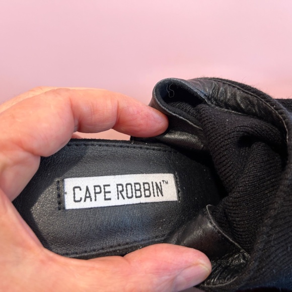 Cape Robbin Block Heel Open Toe Shoes Size 6.5 - Picture 5 of 11